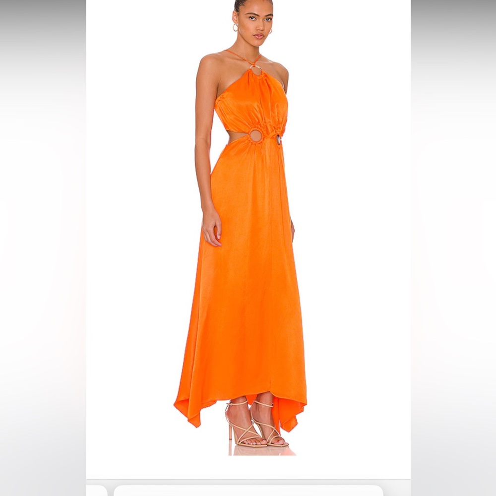 NWOT Elliatt Visitant Maxi Dress in Papaya